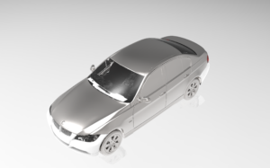 2008 BMW 318i 3D scan