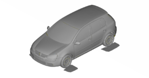 2007 Volkswagen Golf 1.9 TDi Comfort 3d scan