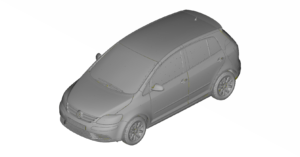 2007 Volkswagen Golf Plus 3D Scan