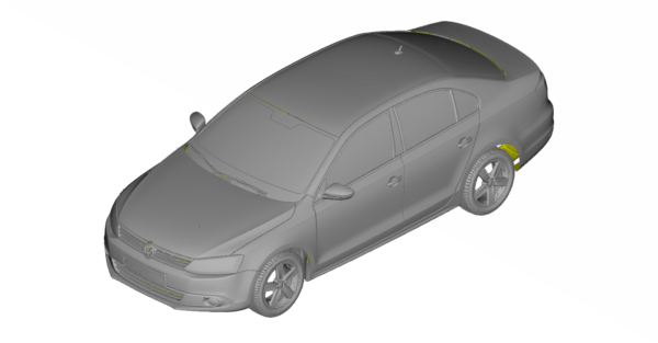 2011 Volkswagen Jetta 2.0 TDi Comfortline 3d scan