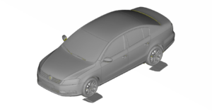 2012 Volkswagen Passat 1.8 TSi Confortline 3d scan