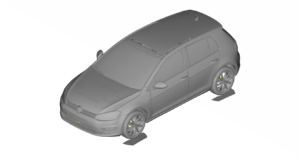 2013 Volkswagen Golf 2.0 TDI DSG Highline 3d scan