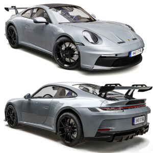 Porsche 911 GT3 2022 High quality model Detailed enough for close up renders.